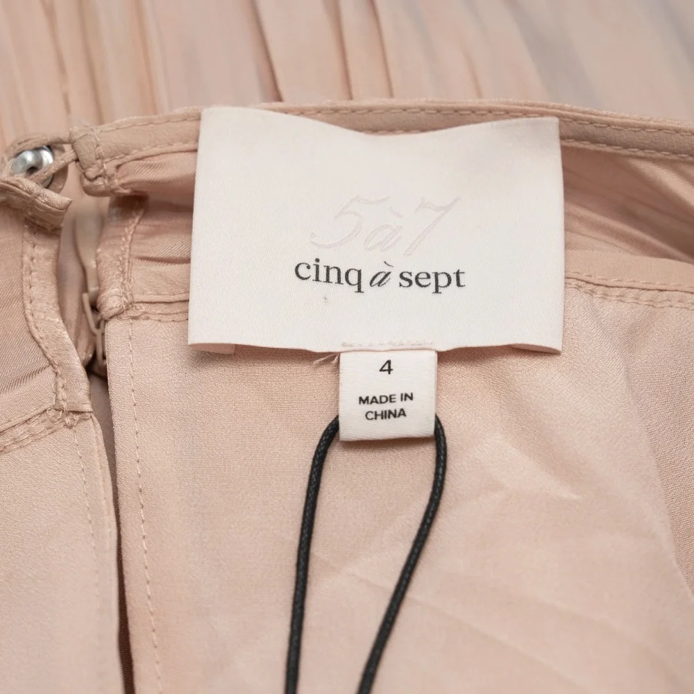 Cinq a Sept - Nina Tiered‎ Satin Midi Dress